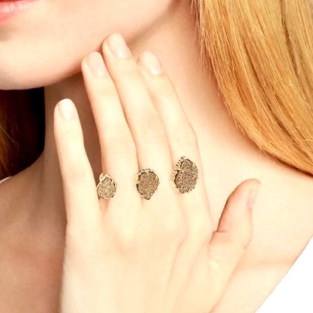 Kendra Scott Naomi Druzy Double Ring